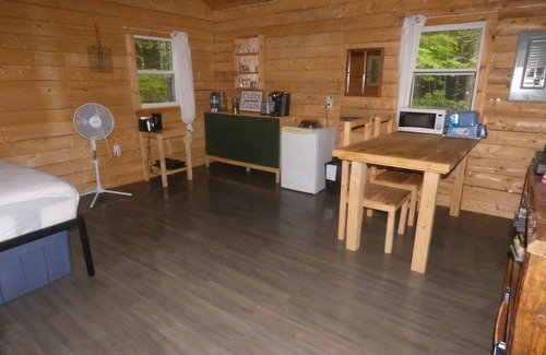 River Denys Cabin | The Lazy Moose Cabin-Rustic Dry Cabin