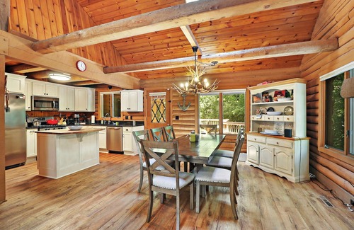 Fontana House | The Lodge at Geneva Lake |Golf Cart |Impressive Log Cabin |Deck |Abbey Springs |Beach |Pools