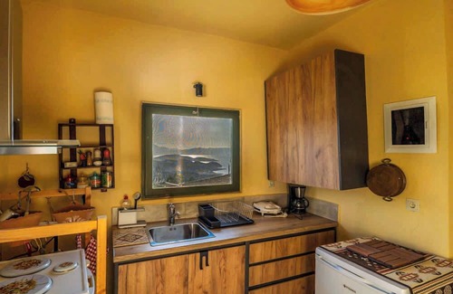 Tourloti House | The Lookout in Mirsini - Roof Terrace - AC - WIFI