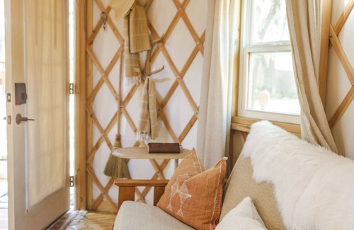 Lakeway Other | The Macaw Yurt at Camposanto ATX Glamping on Lake Travis