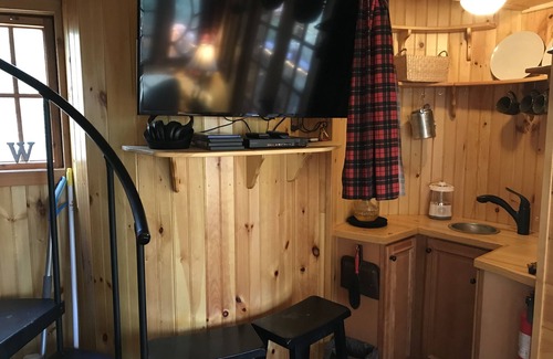 LaFayette Cottage | The Magical Chez Tree Rest Treehouse perched 35' above the forest floor!