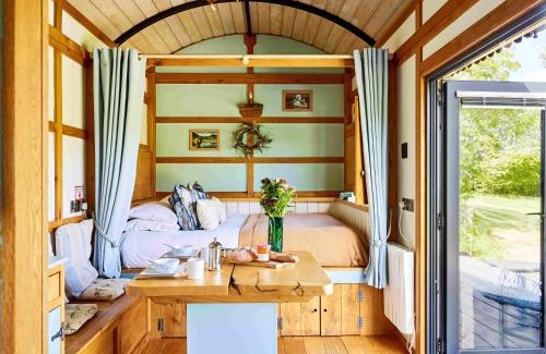 Trecastle Apartment | The Mallard Shepherd's Hut with Hot Tub