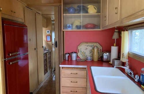 Sherman House | The Mansion Vintage Trailer at Tin Can Acres, 1957 Spartan Royal Mansion