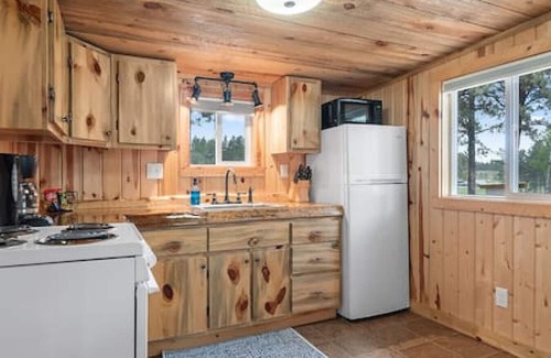 Custer Cabin | The Monet: Sauna + Firepit + Needle Views