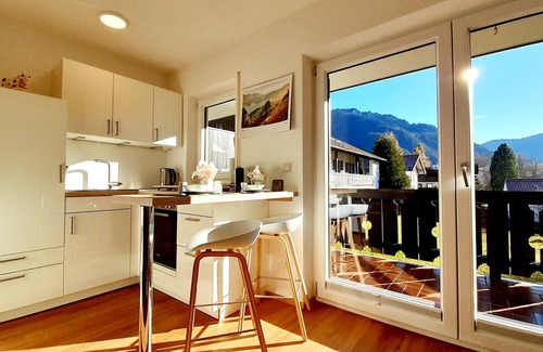 Oberammergau Apartment | The MOUNTAINS very NEAR: MODERN apartment - VERY QUIET, great MOUNTAIN VIEWS!