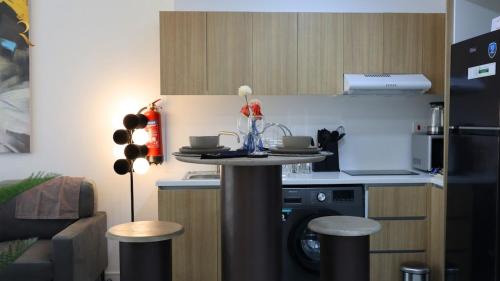 Masdar City Apartment | The Oasis Shore 1BR - Tranquil Getaway Near Masdar Park & City Centre Mall