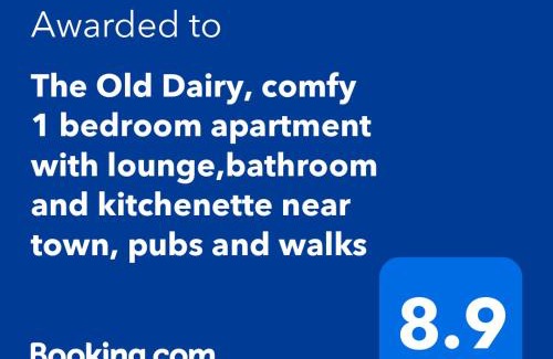 New Forest District House | The Old Dairy, comfy 1 bedroom apartment with lounge,bathroom and kitchenette near town, pubs and walks