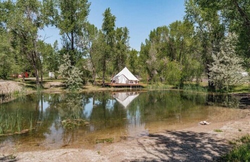 Idaho Falls RV Rental | The Old Faithful Glamping YURT in Ririe Idaho