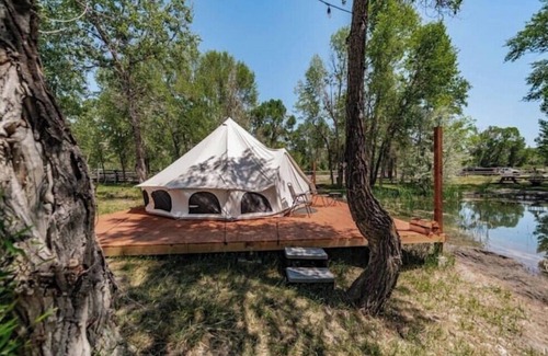 Idaho Falls RV Rental | The Old Faithful Glamping YURT in Ririe Idaho