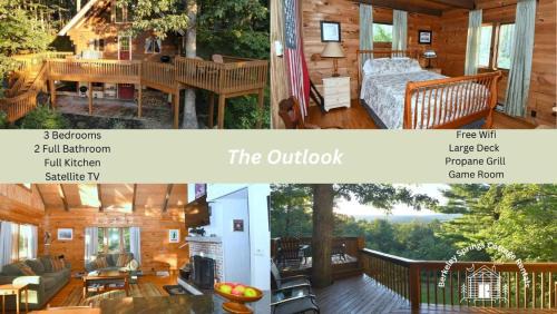 Berkeley Springs Ski Chalet | The Outlook - Pet Friendly, Grill, Wifi, View, Fire Pit, Deck, Family Friendly, Foosball, Game Room, King Bed, Fireplace