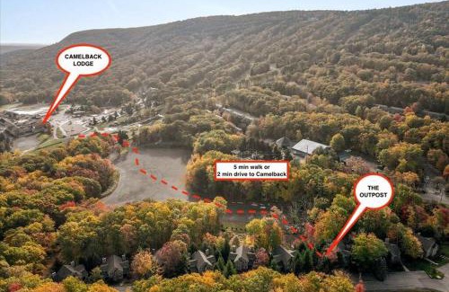 Tannersville House | The Outpost Camelback Walk to Ski, Swim, and Fun!