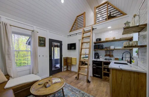 Lake Luzerne-Hadley House | The Owl's Nest Tiny Home - Pet Friendly