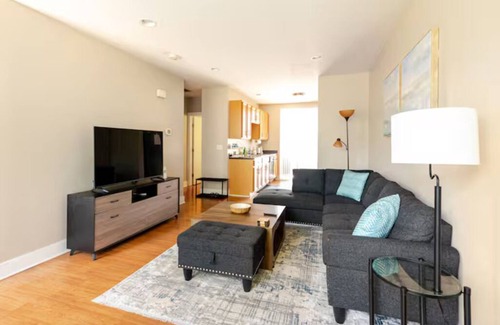 Downtown Akron Apartment | The Penny Lane Suite