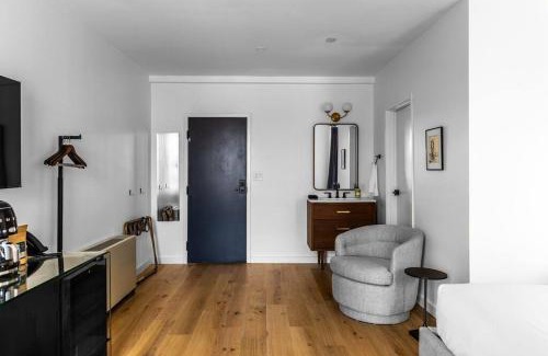 Bangor Apartment | The Phenix DTWN Historic Hotel, King Bed, Room # 307