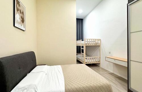 Taman Charming Apartment | The Podium-3R2B-Free 2 Parking-12 Pax-D335