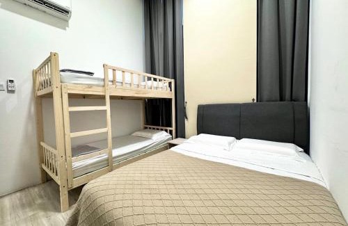 Taman Charming Apartment | The Podium-3R2B-Free 2 Parking-12 Pax-D335