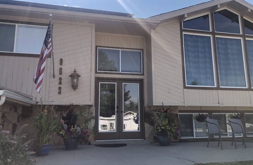 Granite Ridge House | The private upper level of the home. Pool, hot tub. Great access to ski areas.