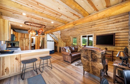 Harrison House | The Ranch at Lake Coeur d'Alene | Newly Built Log Cabin