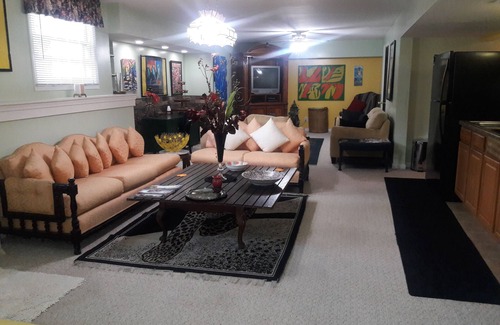 Lawrenceville House | The Red Terrace Apartment.
