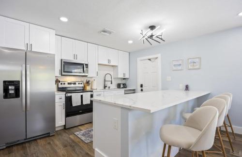 Cocoa Beach Apartment | The Shark Tank Cocoa Beach - Coastal Modern, Downtown, 5-Min Walk to Beach, Shops & Bars