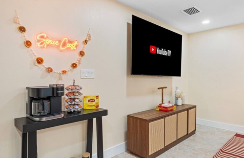 Cocoa Beach Apartment | The Shark Tank: TownCenter, Walk to Ocean, Bars, Shops & Downtown Cocoa Beach
