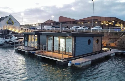 St. Helier Boat Rental | The Shells floating luxury apartments in St Helier Marina - a unique experiencen
