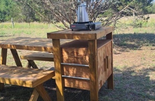 Kempner RV Rental | The Stallion Tent (new ac installed)