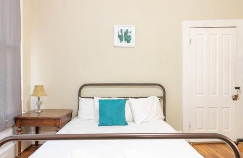 Columbus Apartment | The Sunny Southern Manse Back Walk Downtown