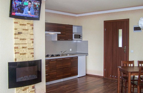 Osieki House | The terraced house is located on large, fenced plot, where also the owner lives.