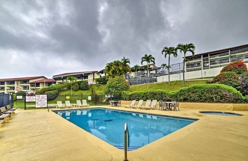 Honalo Condo | The "Three Palms" condo at Kona Coffee Villas