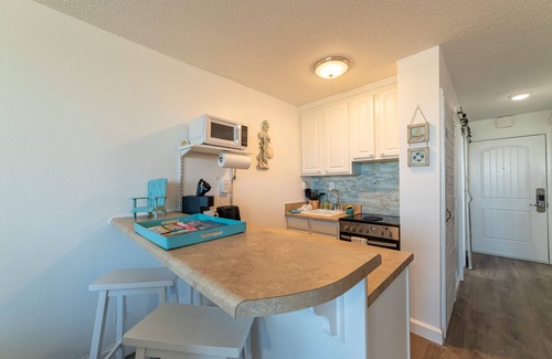 Thomas Drive Condo | The Tip-Sea Turtle Panama City Beach, Beachfront Studio! Sleeps 4