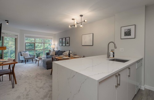 Blackcomb Condo | ❄︎The Treehouse❄︎ New Top Floor 1 BR Ski in/out - 3 Hot Tubs & Pool | The Aspens
