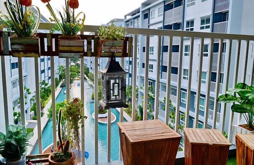 Hua Hin Apartment | The Trust - Perfect 1Br pool view 049