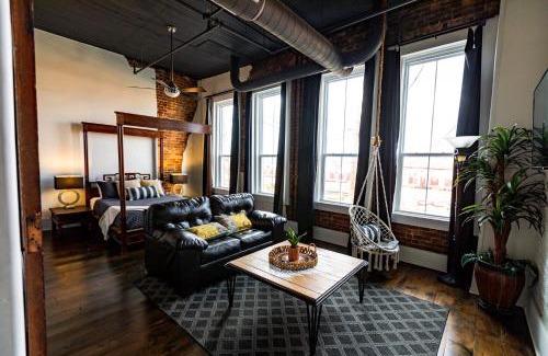 Commercial Street Historic District Apartment | The Two Story Loft
