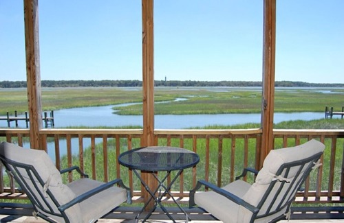 Chincoteague House | The View-Waterfront, Views of Assateague & Lighthouse, Shared Crabbing Pier