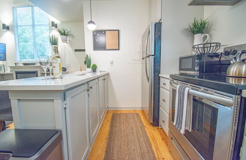Fayetteville Apartment | The Wanderer - Walk To Downtown - On Bike Trail