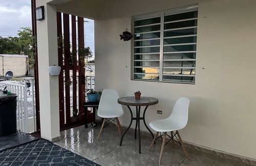 Gobernador Pinero Apartment | The Yellow Door Casita A/C, Parking, Private Balcony & more