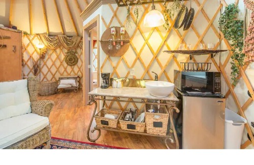 Geneva Cabin | The Yurt at Danville, romantic glamping in rural Central FL