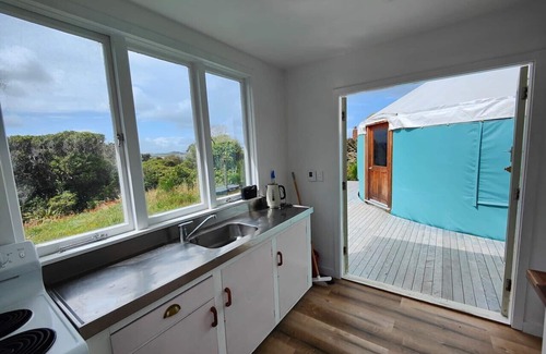 Colac Bay RV Rental | The Yurt at Ōraka Colac Bay