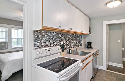 Berkley Apartment | This property offers a clean and comfortable modern vibe with updated furniture and decorations