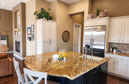 Anthem Country Club House | This stunning 3-bedroom, 3.5-bathroom home invites you to experience the ultimate desert getaway