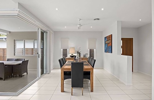 Sapphire Beach House | This stunning home with modern amenities is just a short walk to the beach