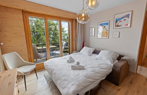 Vex Apartment | Thyon-les-Collons, 4 pers - Balcon avec vue