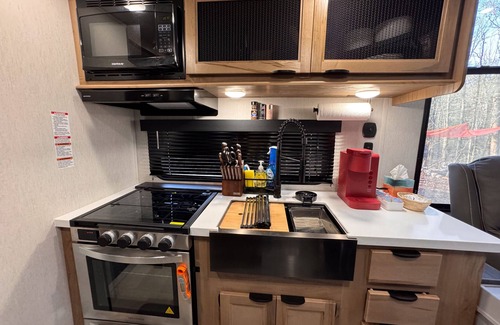 Broken Bow House | Timberwolf Tiny Home - A Luxury Tiny Home Destination RV in Broken Bow