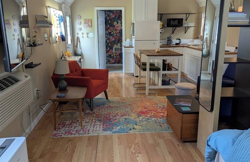 Piney Point Apartment | Tiny, Funky, and Full of Love - Welcome to the Love Shack