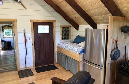 Siren House | Tiny Home on Snowshoe Creek & Little Wood Lake (RV parking with power)