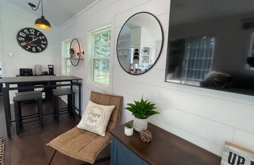 Park Falls House | Tiny Home w/River Access | Sauna + Deck