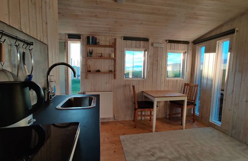 Mosfellsbaer Cabin | Tiny House for 2 Persons at town's end; Reykjavik area