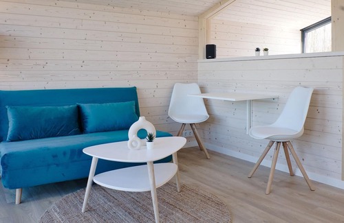 Klitten Apartment | Tiny House Kalle #9 - Skan-park Ferienhäuser & Tiny Houses am Bärwalder See