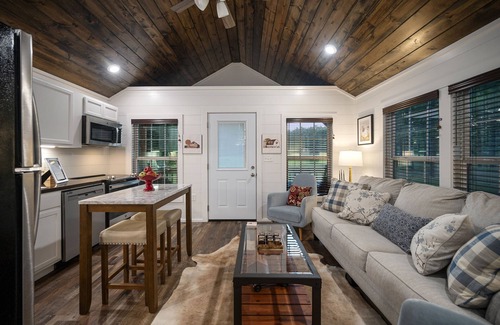 Golden House | Tiny House on 27 acres in Broken Bow!